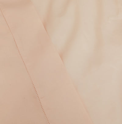 100% Organic Cotton Sheet Set - 300 Thread Count - Bedding Sheets & Pillowcase - Deep Pocket Fits up to a 15-18" Mattress  - Organic Certified -  Blush Color Comfort & Care Collection