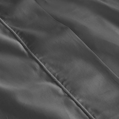 100% Egyptian Cotton Sheet Set - 400 Thread Count - Bedding Sheets & Pillowcase - Deep Pocket Fits up to 15-18" Mattress - Dark Gray - Certified Egyptian Cotton - Nile Delta Collection