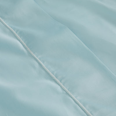 100% Egyptian Cotton Sheet Set - 400 Thread Count  - Bedding Sheets & Pillowcase - Deep Pocket Fits up to 15-18" Mattress - Sea Blue - Certified Egyptian Cotton - Nile Delta collection