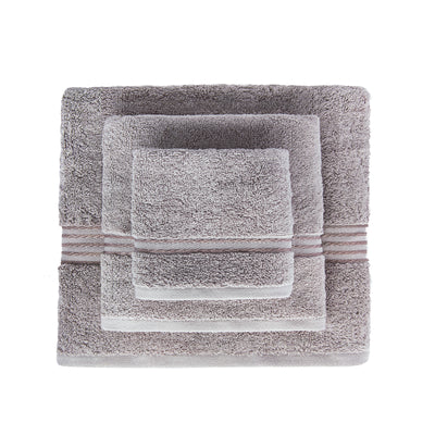 Plush Towel - 6pc Set - 2 x Bath _ 2 x Hand _ 2 x Face _ Silver