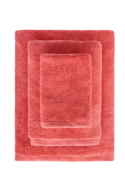 Luxury Ultra Soft Towel - 6pc Set - 2 x Bath _ 2 x Hand _ 2 x Face _ Brick